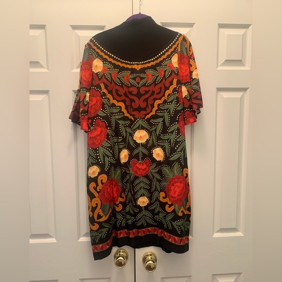 Farm Rio x Anthropologie Mock Neck Mini dress - Picture 5 of 5